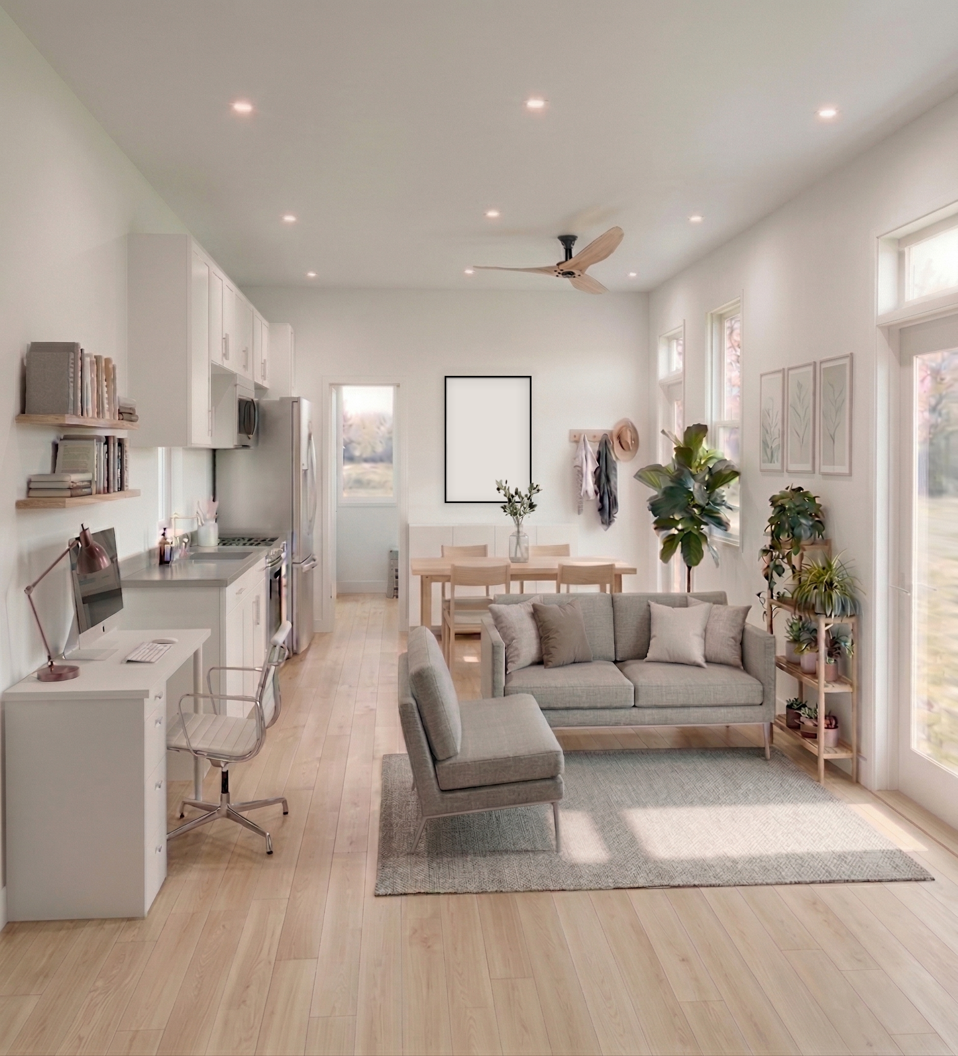 THE SPARROW TWO interior view